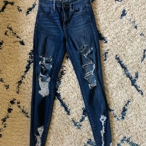 American eagle stretch ripped jeans.